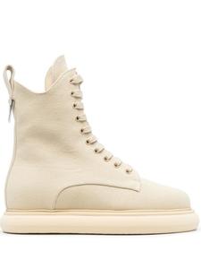 The Attico сапоги Selene на платформе, нейтральный цвет