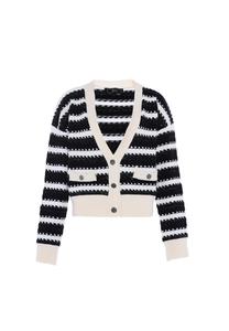 Толстовка faina Strick Cardigan, белый черный