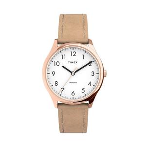 Женские современные кожаные часы Timex Easy Reader — TW2T72400JT, цвет Tan