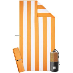 Пляжное полотенце Thor 90/180 см, в желтую полоску Blumtal, желтый/белый