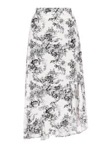 Юбка до колена Usha, цвет white black