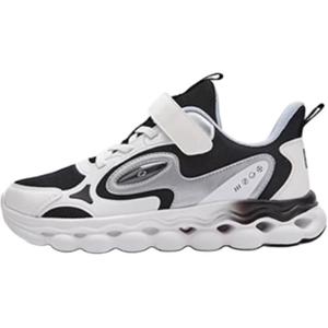 BALABALA Дышащие легкие амортизирующие низкие детские кроссовки для бега Black White Teenagers