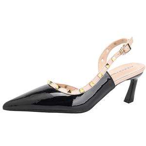 GOSO Стройные каблуки на высоком каблуке женские черные, цвет Black