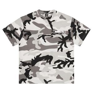 Футболка Corteiz Island Puff Print Tee, Arctic Camo