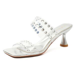 Bamiti Серебряные женские противоскользящие тапочки устойчивые к истиранию, цвет Silver