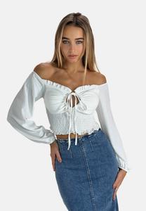 Блуза Elara Blouse, Weiß/Off-White