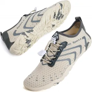 Водные тапочки WateLves для мужчин и женщин, босиком, пляжные и для плавания, быстро сохнущие, акваноски, обувь для бассейна, серфинга, йоги и водной аэробики, бежевый