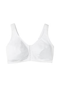 Бюстгальтер без косточек с застежкой спереди, широкие бретели sheego, цвет Weiß