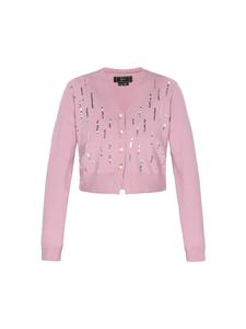 Faina Женский кардиган темно-розового цвета