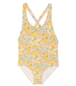 Купальник с оборками и цветочным принтом Tartine et Chocolat, разноцветный