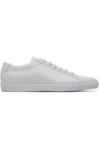 Common Projects Серые оригинальные низкие кроссовки Achilles