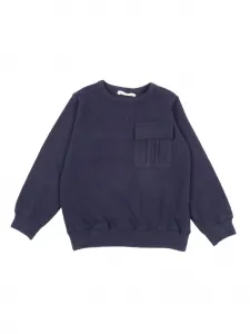 Свитшот с клапанами на карманах Zhoe & Tobiah, синий