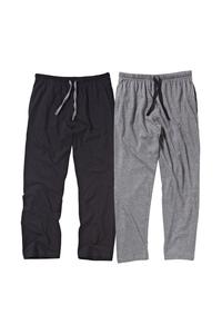 Комплект из 2 пижамных брюк из джерси для мальчиков Bedlam, черный