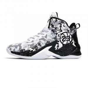 Баскетбольные кроссовки Basketball Shoes Unisex High-Top Gqwe, белый/черный