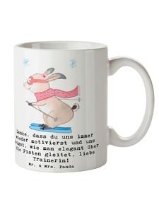 Кружка тренера по лыжам, любовь к словам в белом Mr. & Mrs. Panda