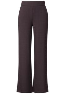 Брюки свободного кроя Street One Studio, темно-красный