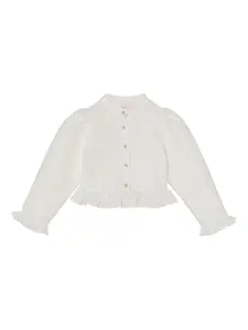 Жакет Dolly с объемными рукавами и оборками Tutu Du Monde, белый