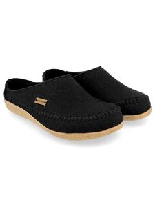 HAFLINGER Шерстяные тапочки "Credo" черного цвета