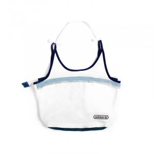 Сумка-шоппер Adidas Originals унисекс белая из смесового полиэстера с вискозой обычного размера