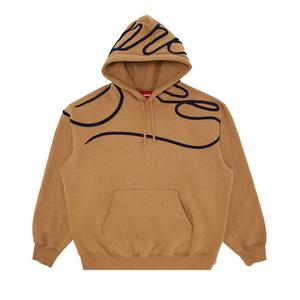 Толстовка Supreme Shoulder Script Hooded Sweatshirt, Light Tan