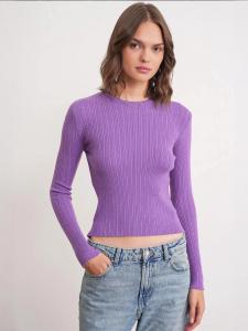 MixRay Свитер в фиолетовом цвете