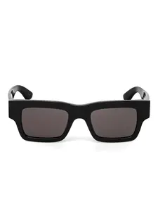 Солнцезащитные очки в квадратной оправе Alexander McQueen Eyewear, черный