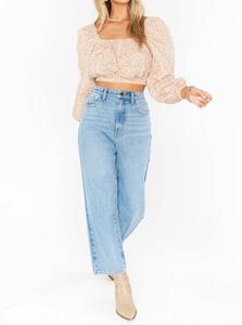 Укороченный топ Suzanna в мелкую маргаритку Show Me Your Mumu, цвет ditsy daisy