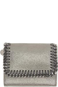 Серебряный кошелек Falabella с клапаном небольшого размера Stella McCartney