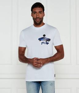Футболка гоночные автомобили Regular fit Philipp Plein, белый