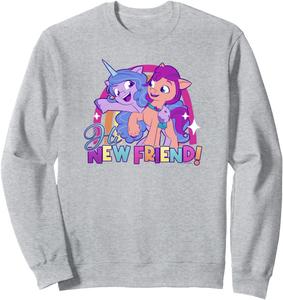 Толстовка My Little Pony Иззи и Санни: Новые друзья, серая