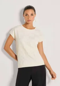 Простая футболка Madeleine, Pearl White