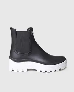 Женские дождевые ботильоны на платформе Toni Pons, чёрный