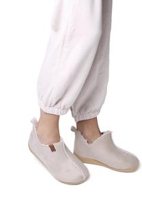 Тапочки Toni Pons высокие с каучуковой подошвой, бежевый