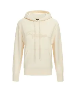 Женская толстовка с логотипом, цвет слоновой кости, производство Италия. Roberto Cavalli, бежевый