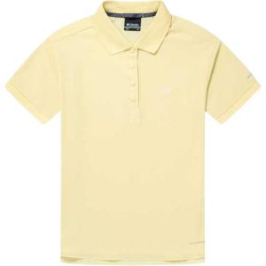 Футболка поло женская желтая Columbia
