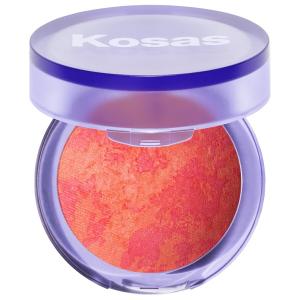Запеченные румяна Blush is Life без талька, придающие объем и сияние коже. Kosas, 0.16 oz/4.5 g, Heartbeat