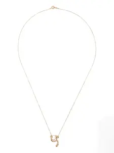 Бриллиантовое колье Y из 18-каратного желтого золота Charlotte Chesnais, золотой