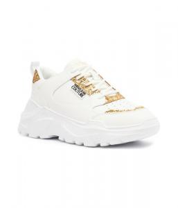 Кожаные кроссовки Versace Jeans Couture, белый