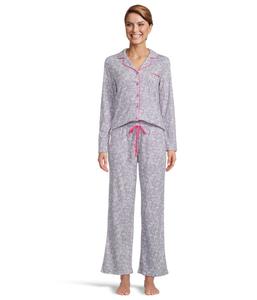 Пижама Karen Neuburger Petite Novelty Print Long Sleeve Girlfriend Pajama Set, цвет Floral Vine