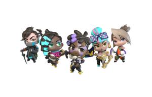 Набор мини-фигурок League of Legends True Damage TD Chibi LOL