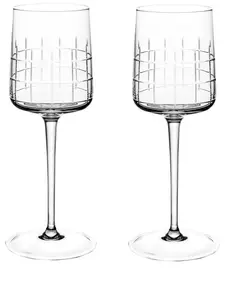 Набор Graphik из двух бокалов для красного вина Christofle, белый