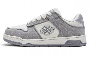 Dickies Низкие мужские кроссовки для скейтбординга, белые, серые