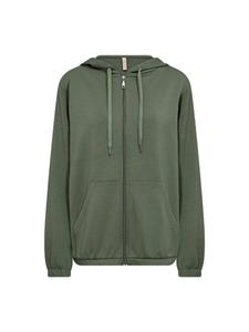 Толстовка с капюшоном на молнии Soyaconcept  BANU 177, оливковый