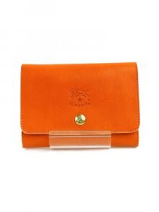 Кожаный кошелек Il Bisonte двойного сложения.