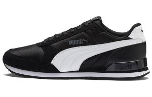 Кроссовки для бега ST Runner V2 унисекс с низким верхом, черные/белые Puma