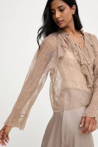 Блузка Answear.Lab, коричневый