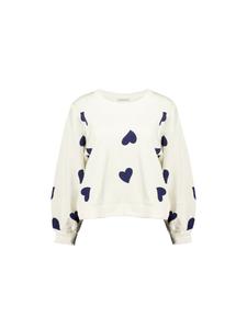 Deeluxe Свитшот 'Mitsie' в белом цвете