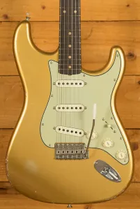Fender Custom Shop Late 62 Strat - Реликтовое состаренное Азтекское золото