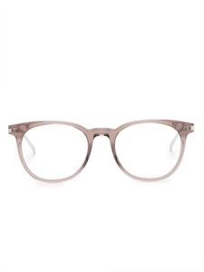 Saint Laurent Eyewear очки в круглой оправе с логотипом, фиолетовый
