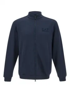 Толстовка с застежкой-молнией спереди Ea7 Emporio Armani, синий